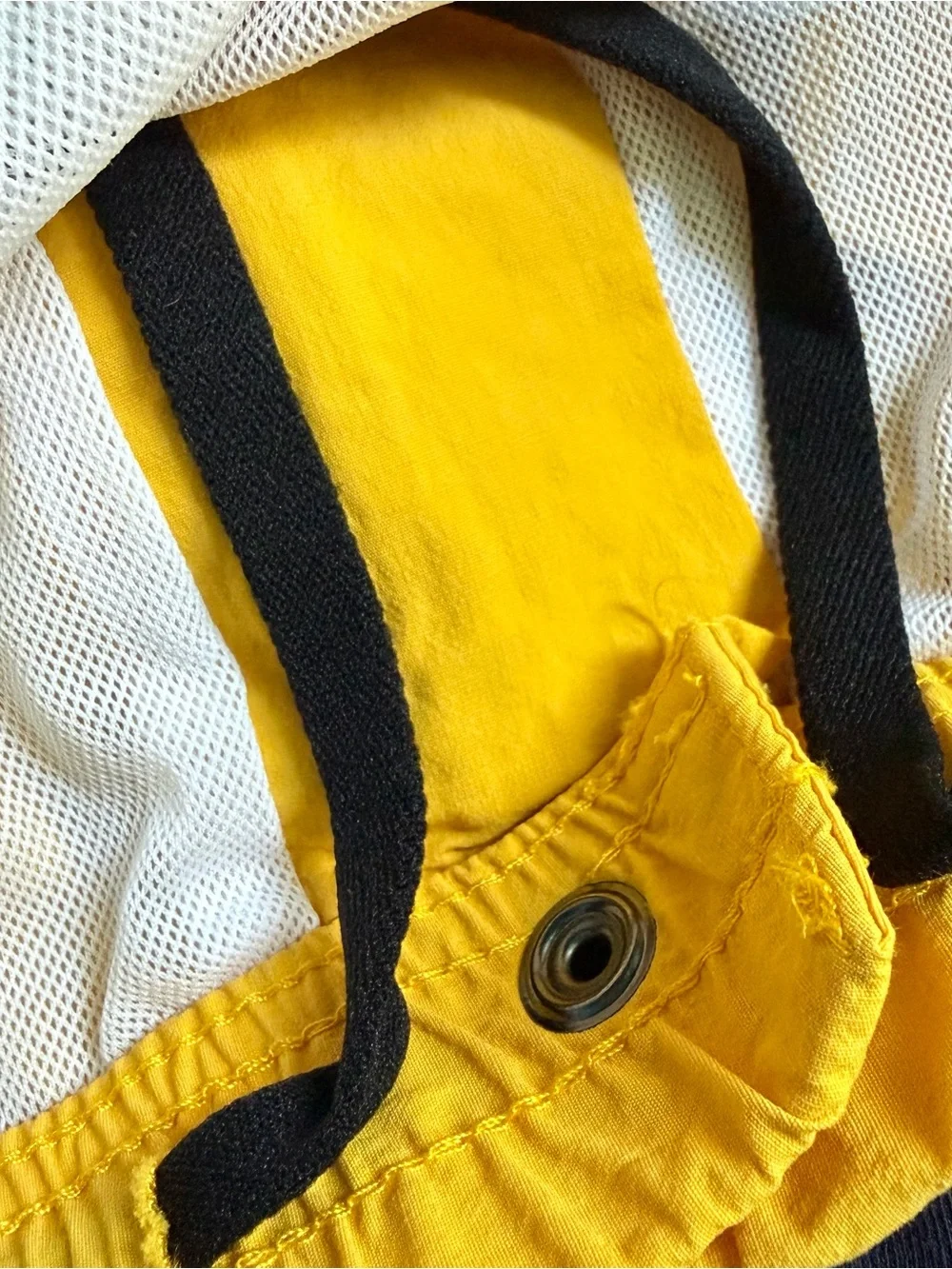 Polo Ralph Lauren Canoe Shorts L Slalom C1 Class Swim Shorts Yellow Cargo Board